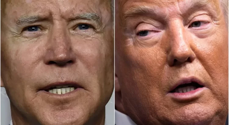 Joe Biden está por debajo de Donald Trump en sondeo ante las presidenciales