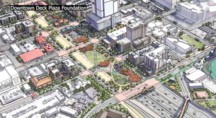 Funcionarios discuten los posibles beneficios del proyecto Deck Plaza en el centro de El Paso