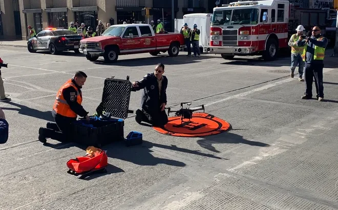 Programa de respuesta con drones de la policía se expandirá a toda la ciudad